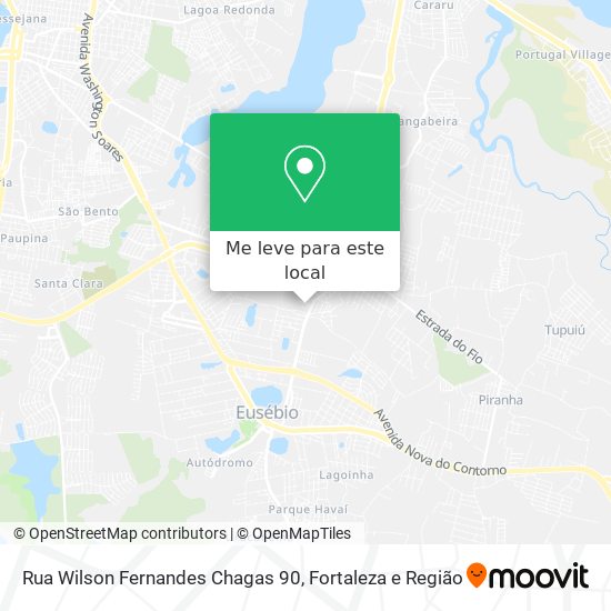 Rua Wilson Fernandes Chagas 90 mapa