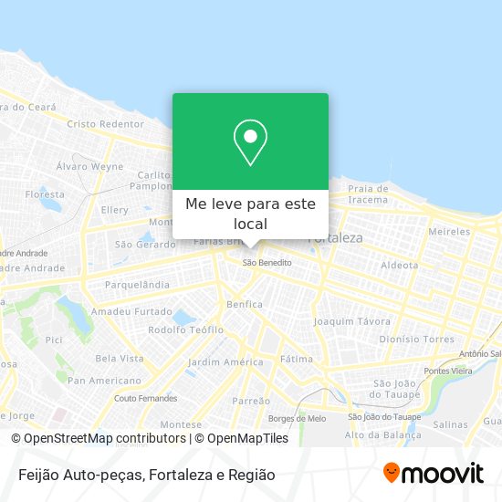 Feijão Auto-peças mapa