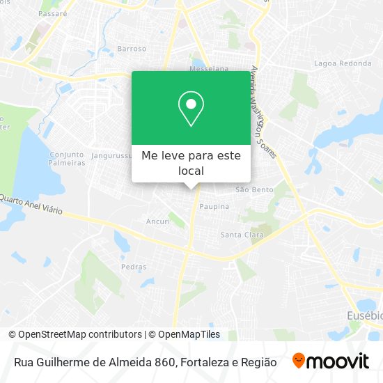 Rua Guilherme de Almeida 860 mapa