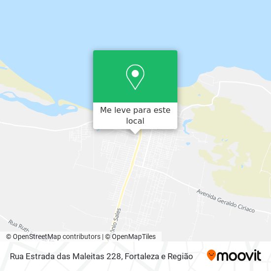 Rua Estrada das Maleitas 228 mapa