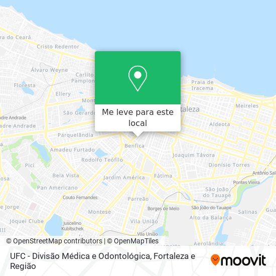 UFC - Divisão Médica e Odontológica mapa