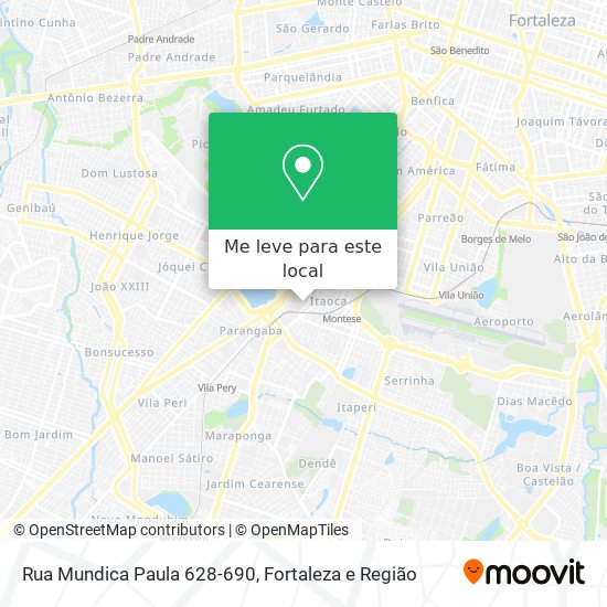 Rua Mundica Paula 628-690 mapa