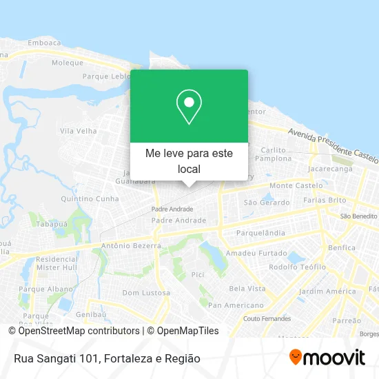 Rua Sangati 101 mapa