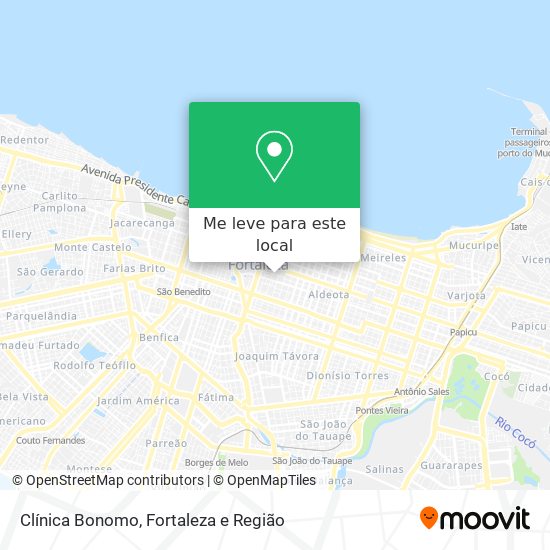 Clínica Bonomo mapa
