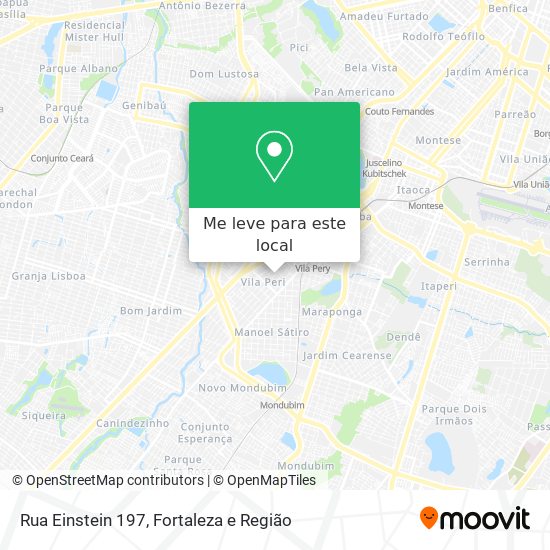 Rua Einstein 197 mapa