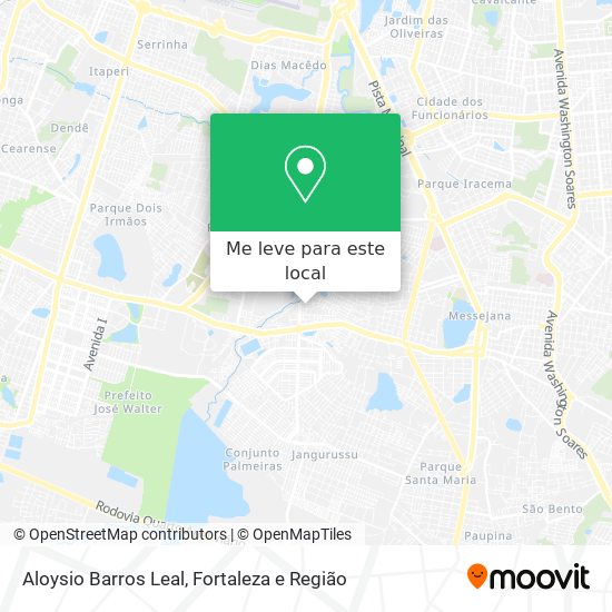 Aloysio Barros Leal mapa