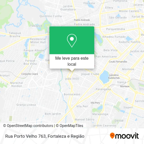 Rua Porto Velho 763 mapa