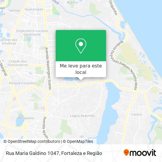 Rua Maria Galdino 1047 mapa