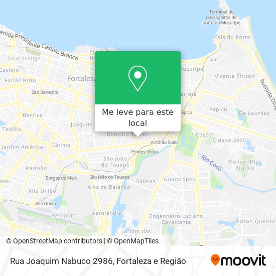 Rua Joaquim Nabuco 2986 mapa