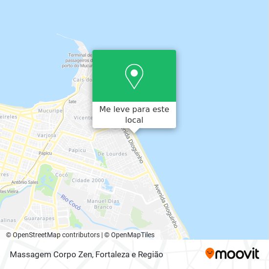 Massagem Corpo Zen mapa