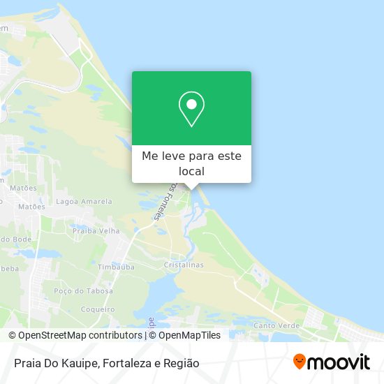 Praia Do Kauipe mapa