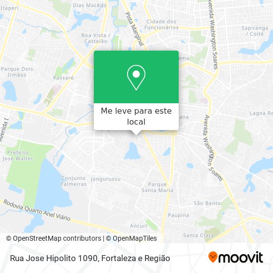 Rua Jose Hipolito 1090 mapa