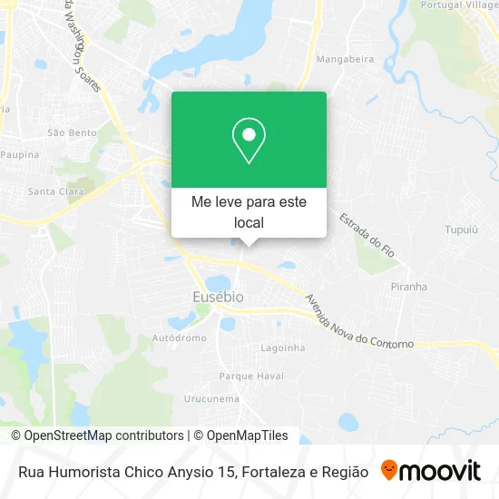 Rua Humorista Chico Anysio 15 mapa