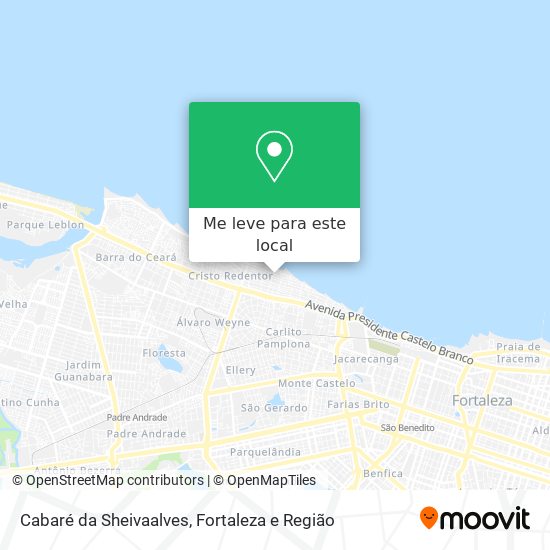 Cabaré da Sheivaalves mapa