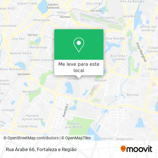 Rua Árabe 66 mapa