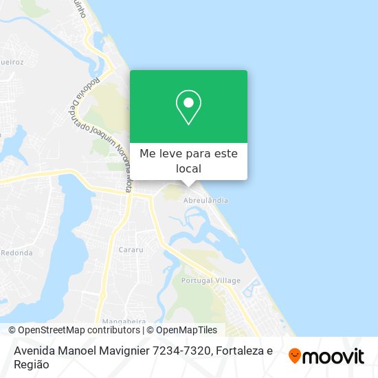 Avenida Manoel Mavignier 7234-7320 mapa
