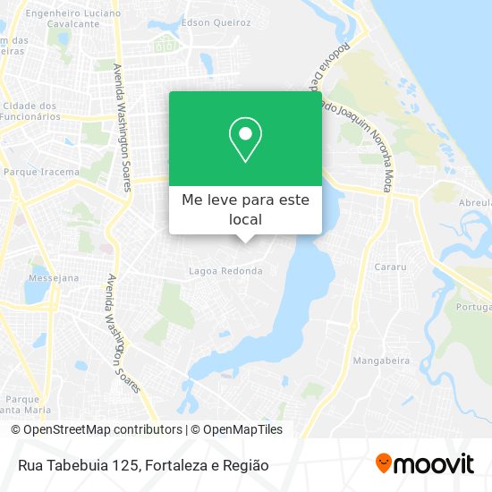 Rua Tabebuia 125 mapa