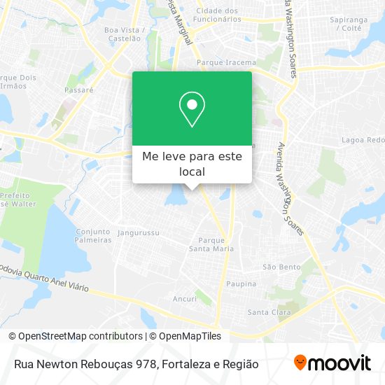 Rua Newton Rebouças 978 mapa