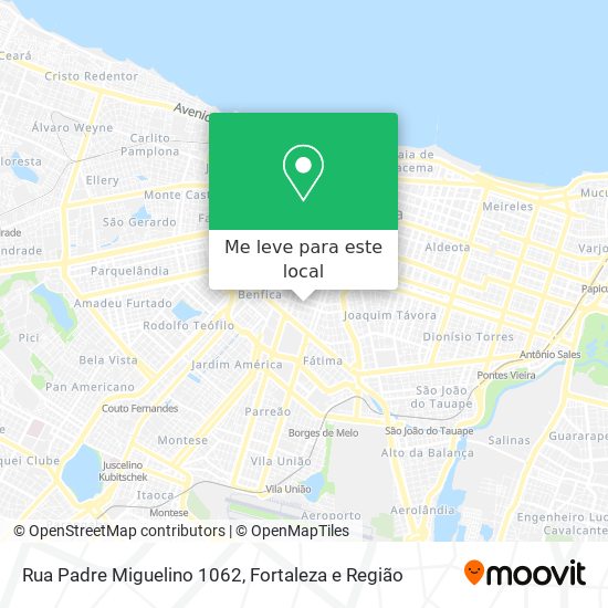 Rua Padre Miguelino 1062 mapa