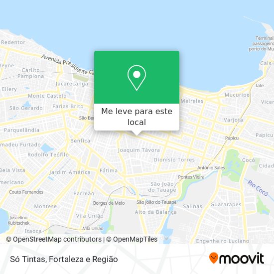 Só Tintas mapa
