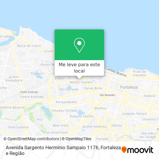 Avenida Sargento Hermínio Sampaio 1176 mapa