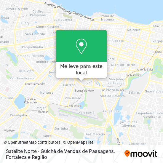 Satélite Norte - Guichê de Vendas de Passagens mapa