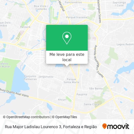 Rua Major Ladislau Lourenco 3 mapa