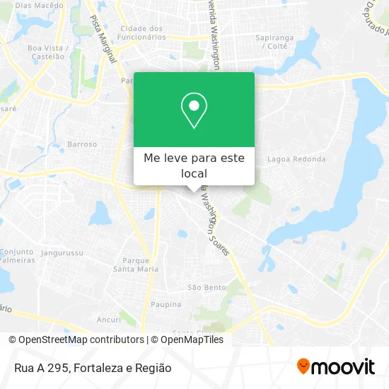 Rua A 295 mapa