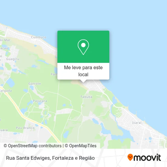 Rua Santa Edwiges mapa