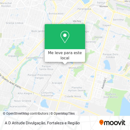 A D Atitude Divulgação mapa