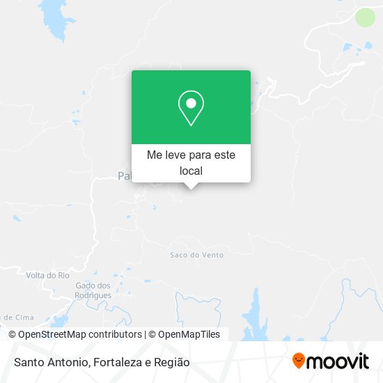 Santo Antonio mapa