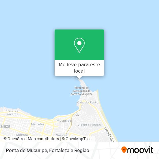 Ponta de Mucuripe mapa