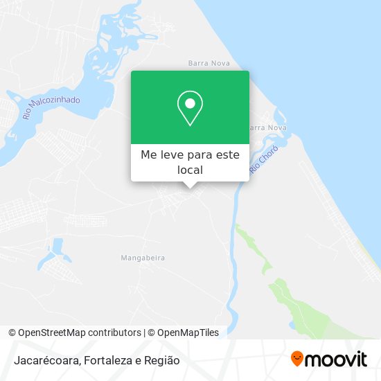 Jacarécoara mapa