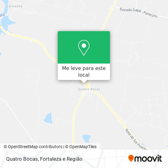 Quatro Bocas mapa