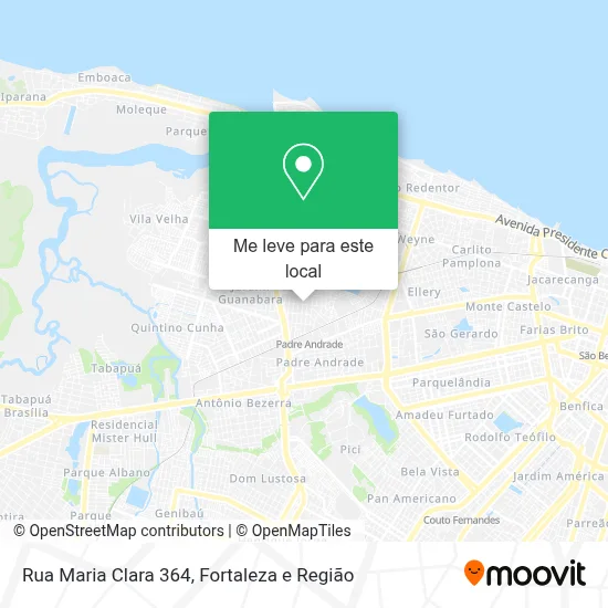 Rua Maria Clara 364 mapa