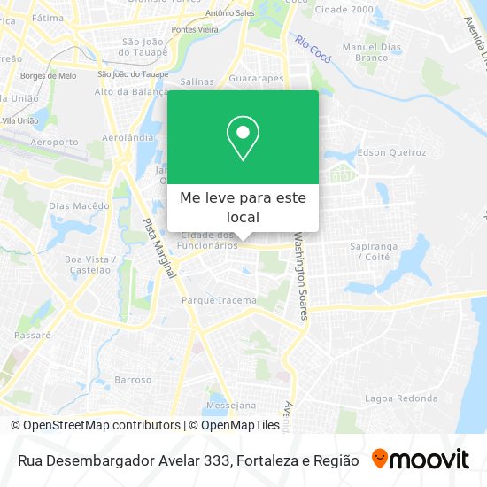 Rua Desembargador Avelar 333 mapa