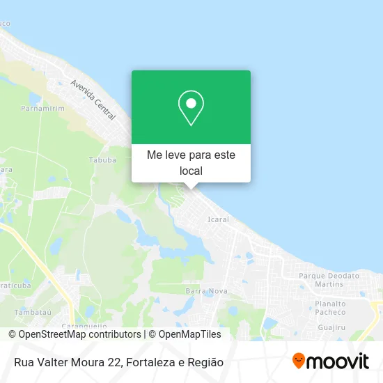 Rua Valter Moura 22 mapa