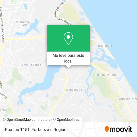 Rua Ipu 1151 mapa