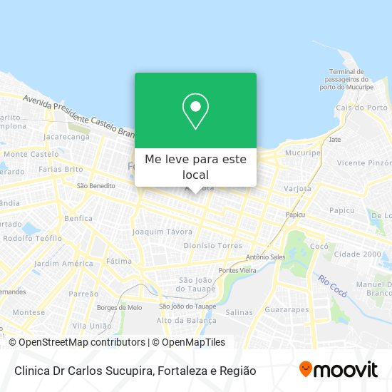Clinica Dr Carlos Sucupira mapa