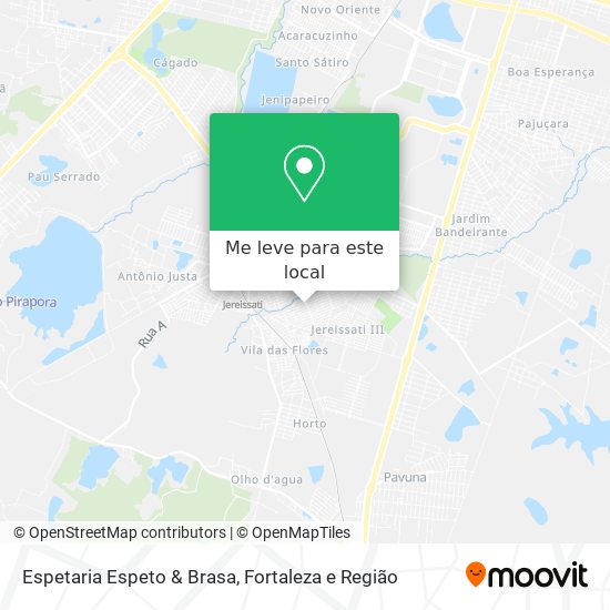 Espetaria Espeto & Brasa mapa