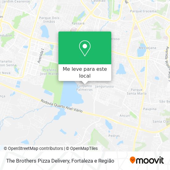The Brothers Pizza Delivery mapa