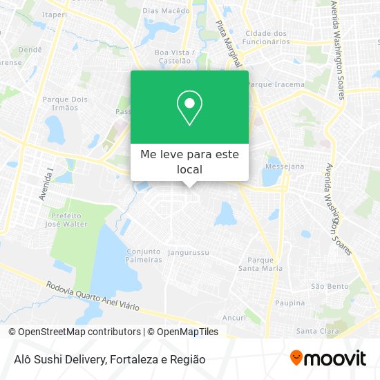 Alô Sushi Delivery mapa