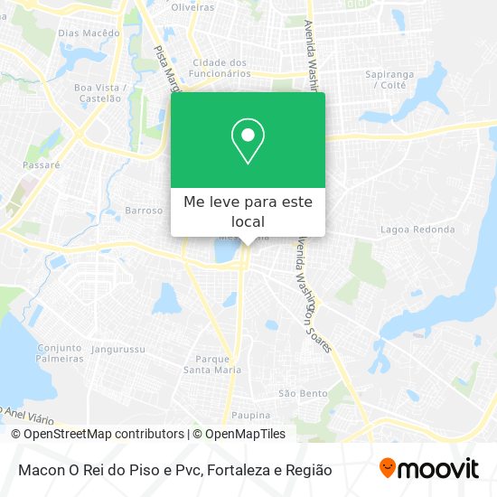 Macon O Rei do Piso e Pvc mapa