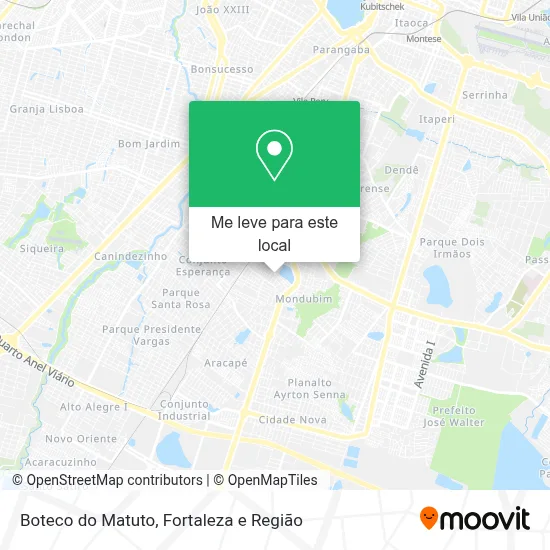 Boteco do Matuto mapa
