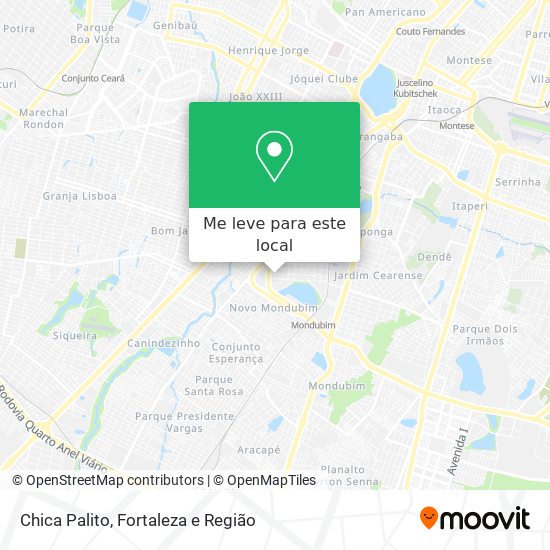 Chica Palito mapa