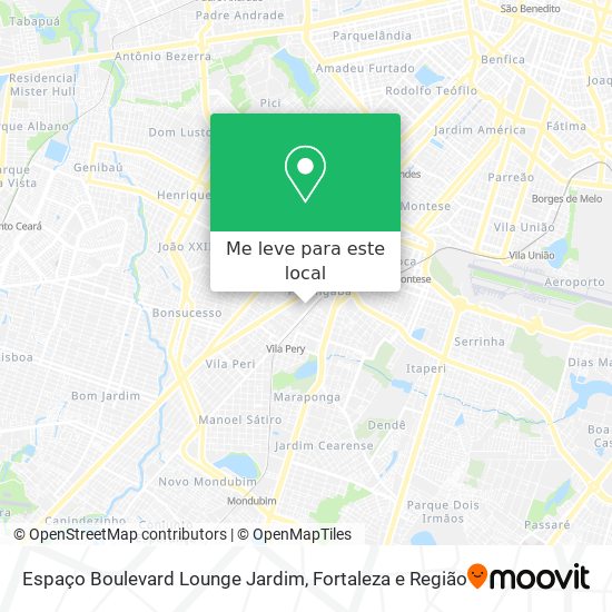 Espaço Boulevard Lounge Jardim mapa