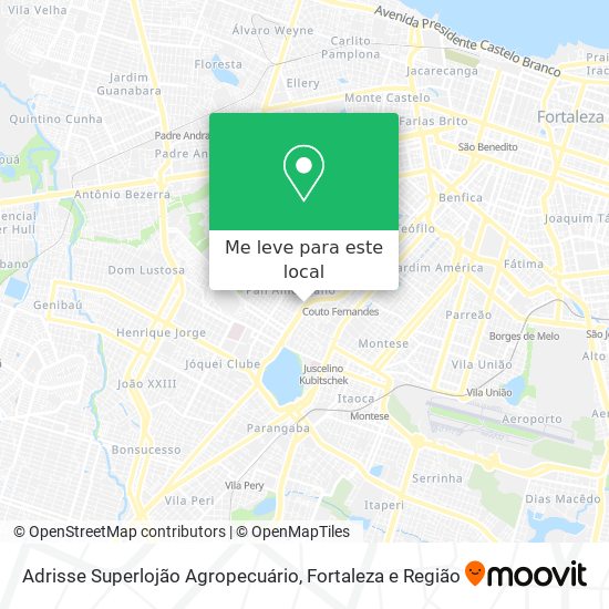 Adrisse Superlojão Agropecuário mapa