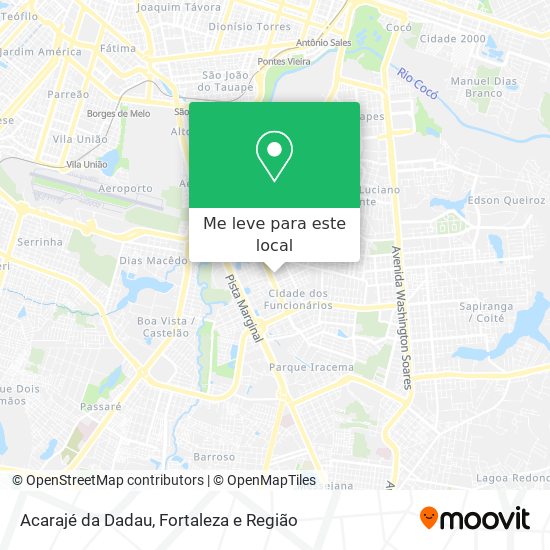 Acarajé da Dadau mapa