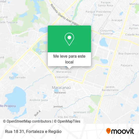 Rua 18 31 mapa