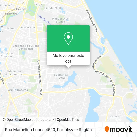 Rua Marcelino Lopes 4520 mapa